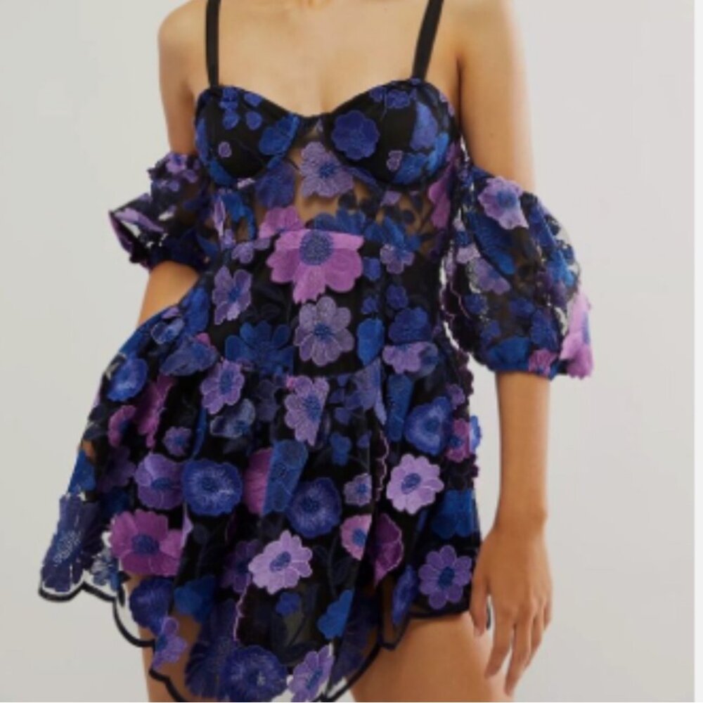 For Love and Lemons Prato Mini Dress